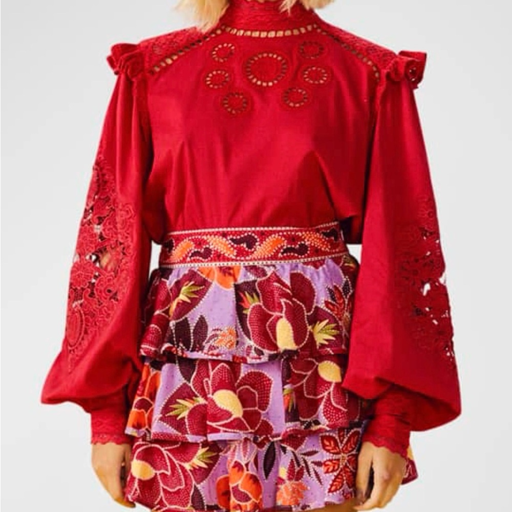FARM Rio Sweet Floral Mini Skirt